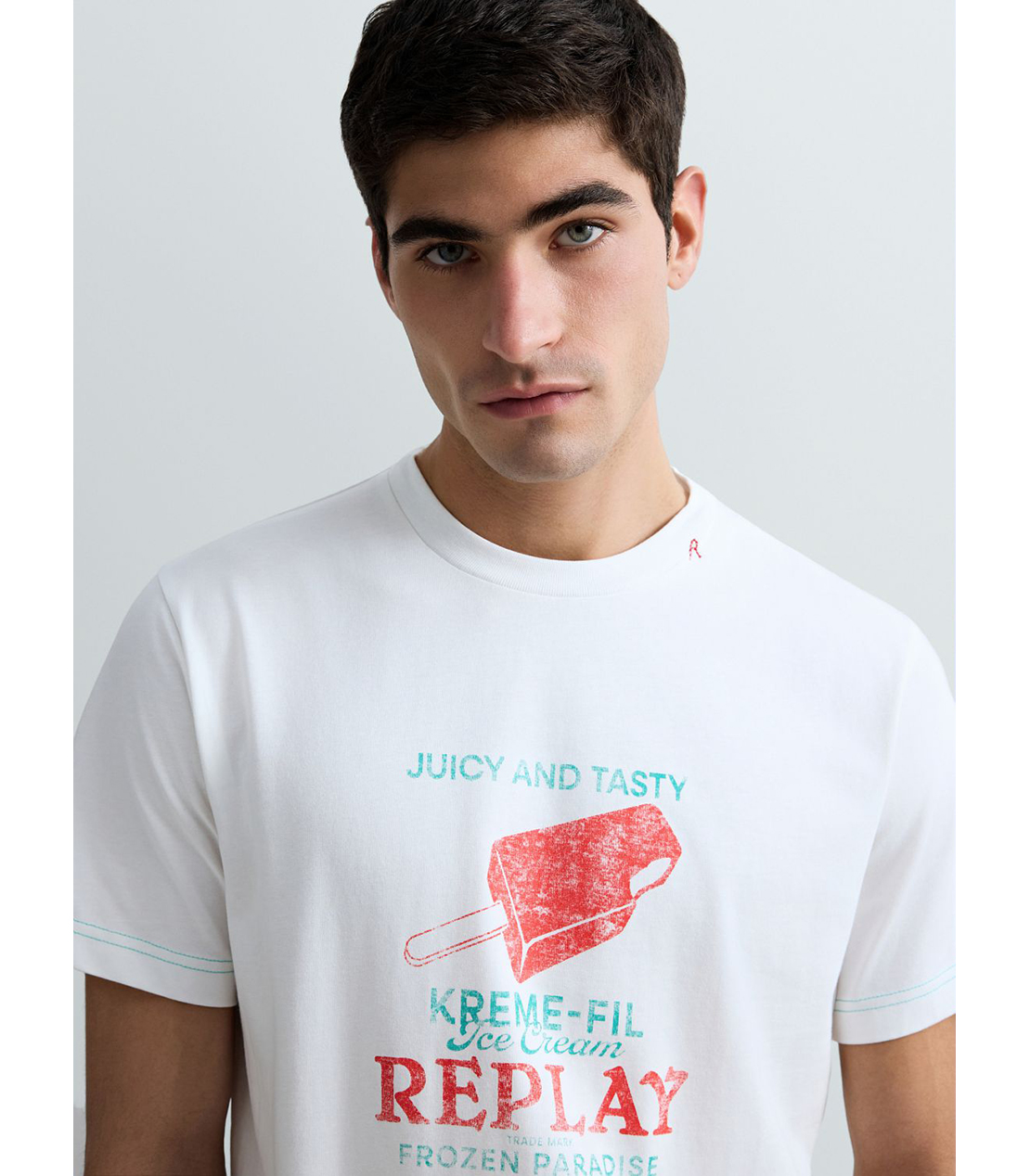 ヘビーコットンジャージーアイスバーTシャツ 詳細画像 ホワイト 7